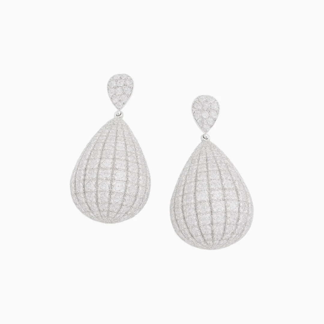 Amira Frost Drop Earrings