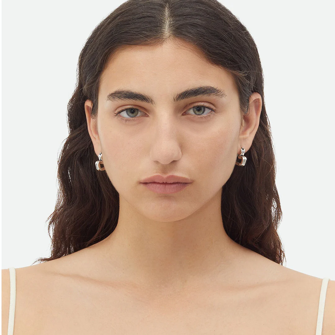 Lina Abstract Hoop Earrings