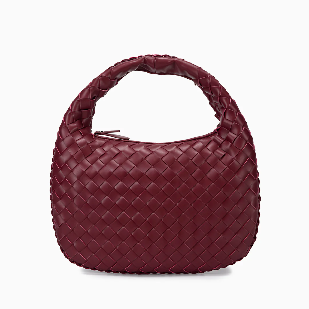 Olga Woven Shoulder Bag