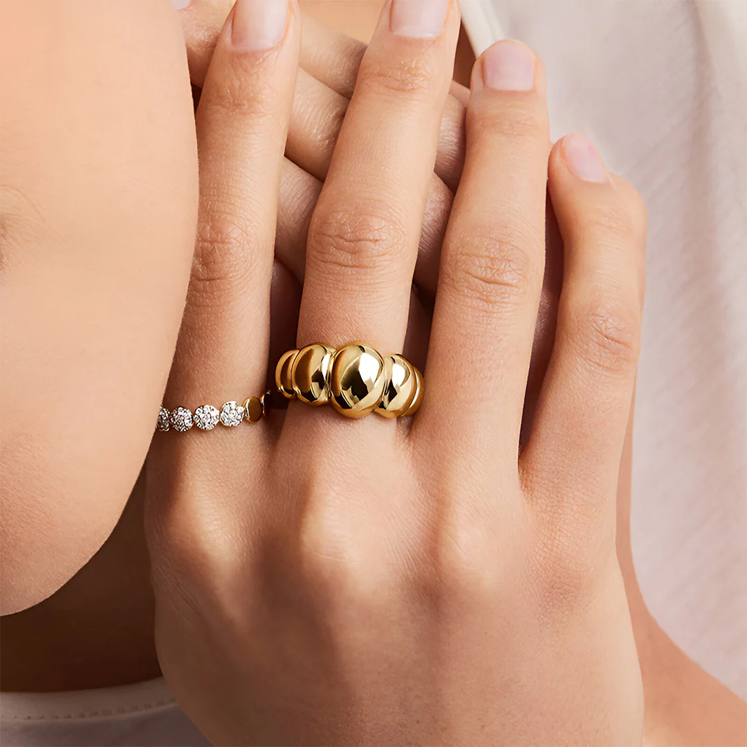 Selene Bubble Band Ring