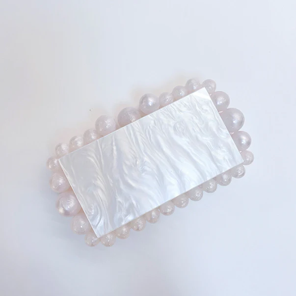 (CS) Acrylic Cloud Clutch Bag