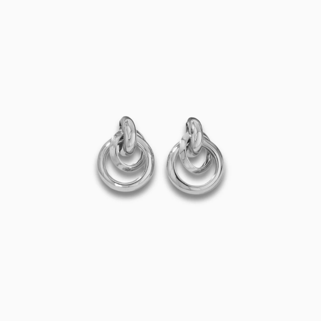 Rhea Loop Echo Earrings