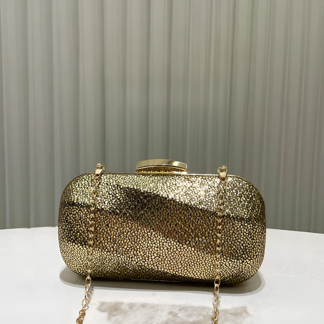 Aurum Crush Clutch Bag