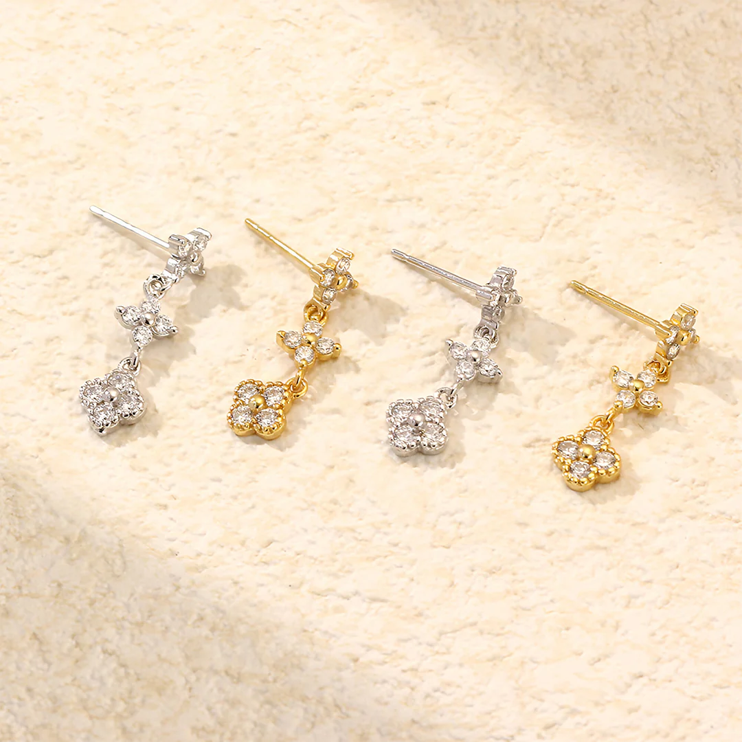 Evelyn Crystal Bloom Earrings