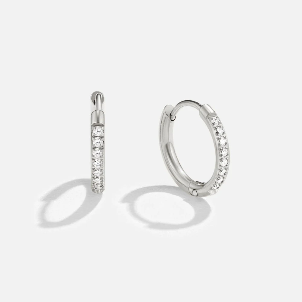 Eternity Hoop Earrings