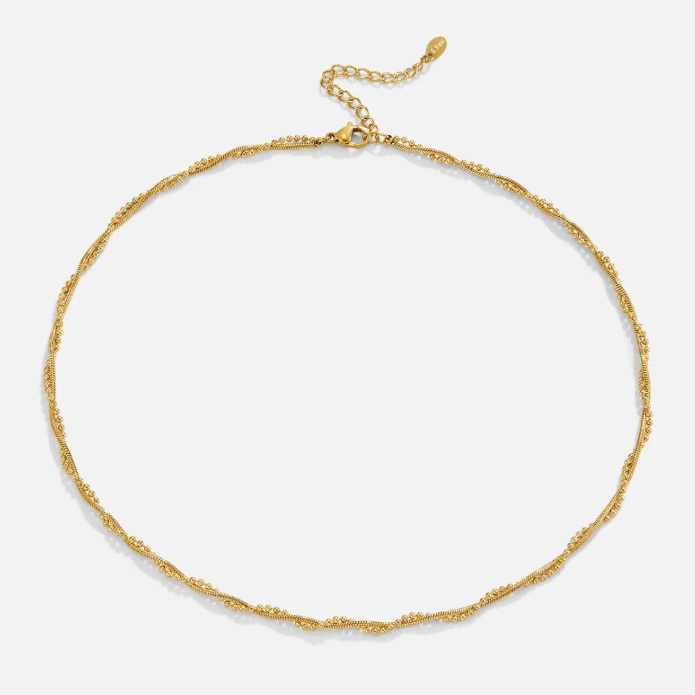 Amaya Twisted Gold Necklace
