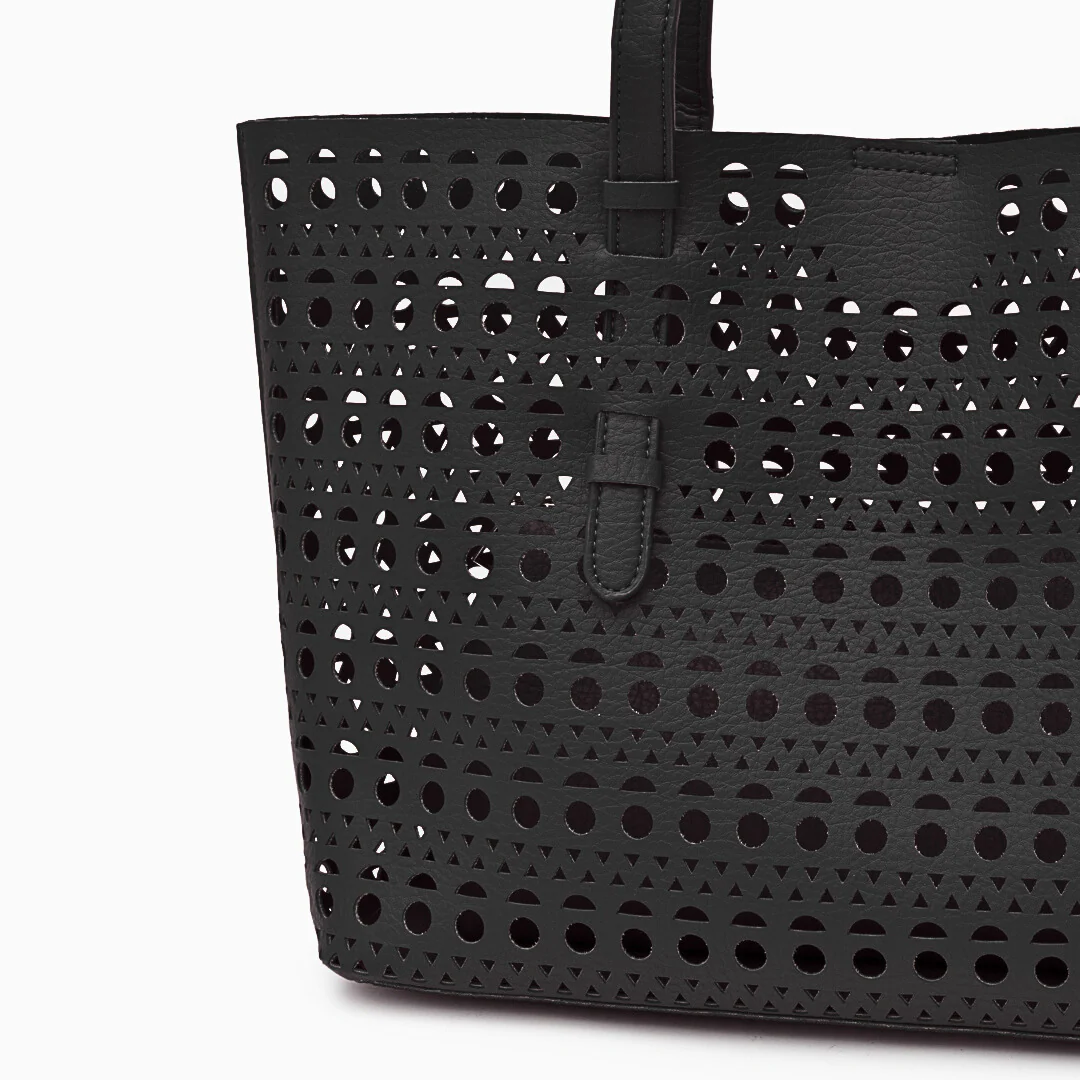 Ayla Openwork Tote Bag