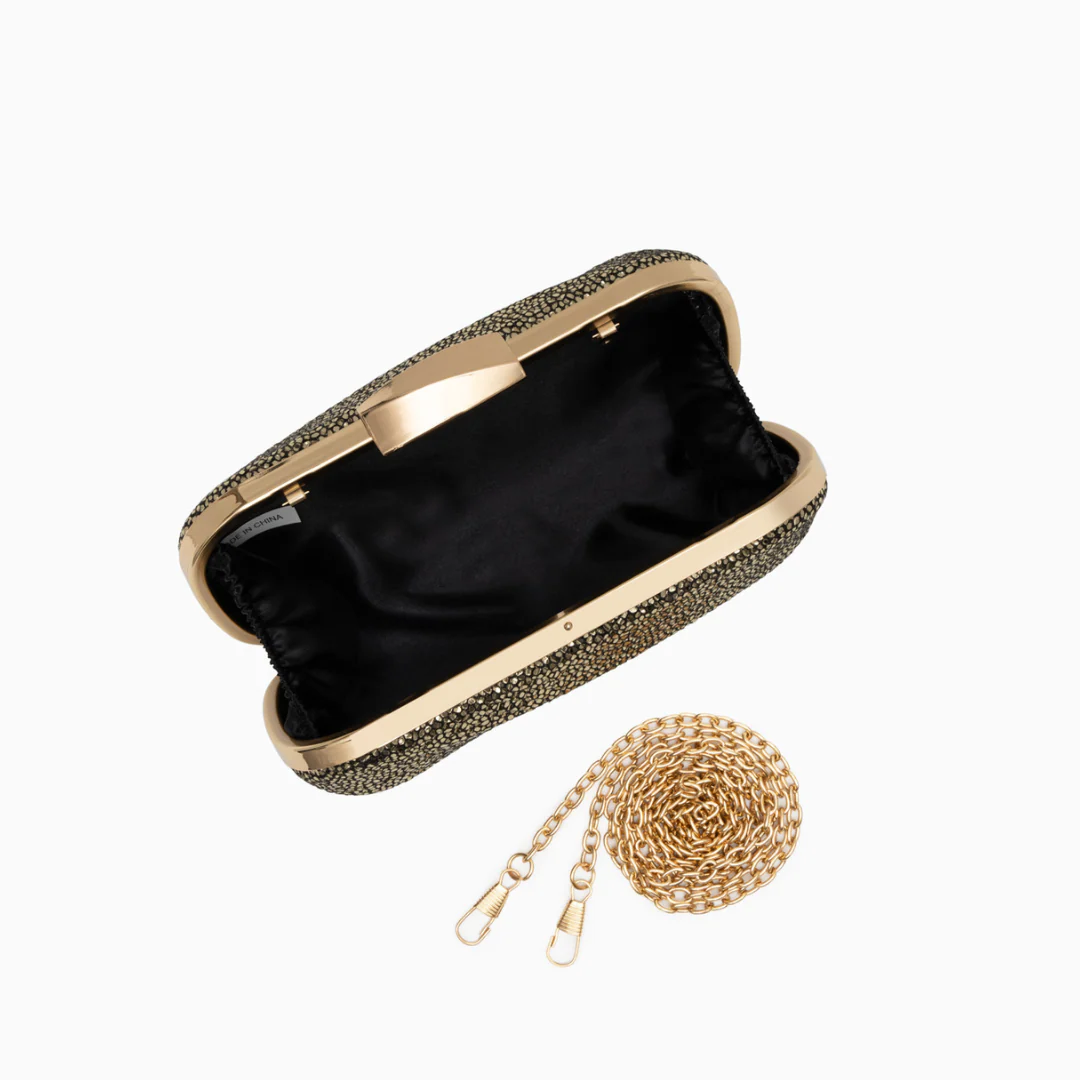 Aurum Crush Clutch Bag