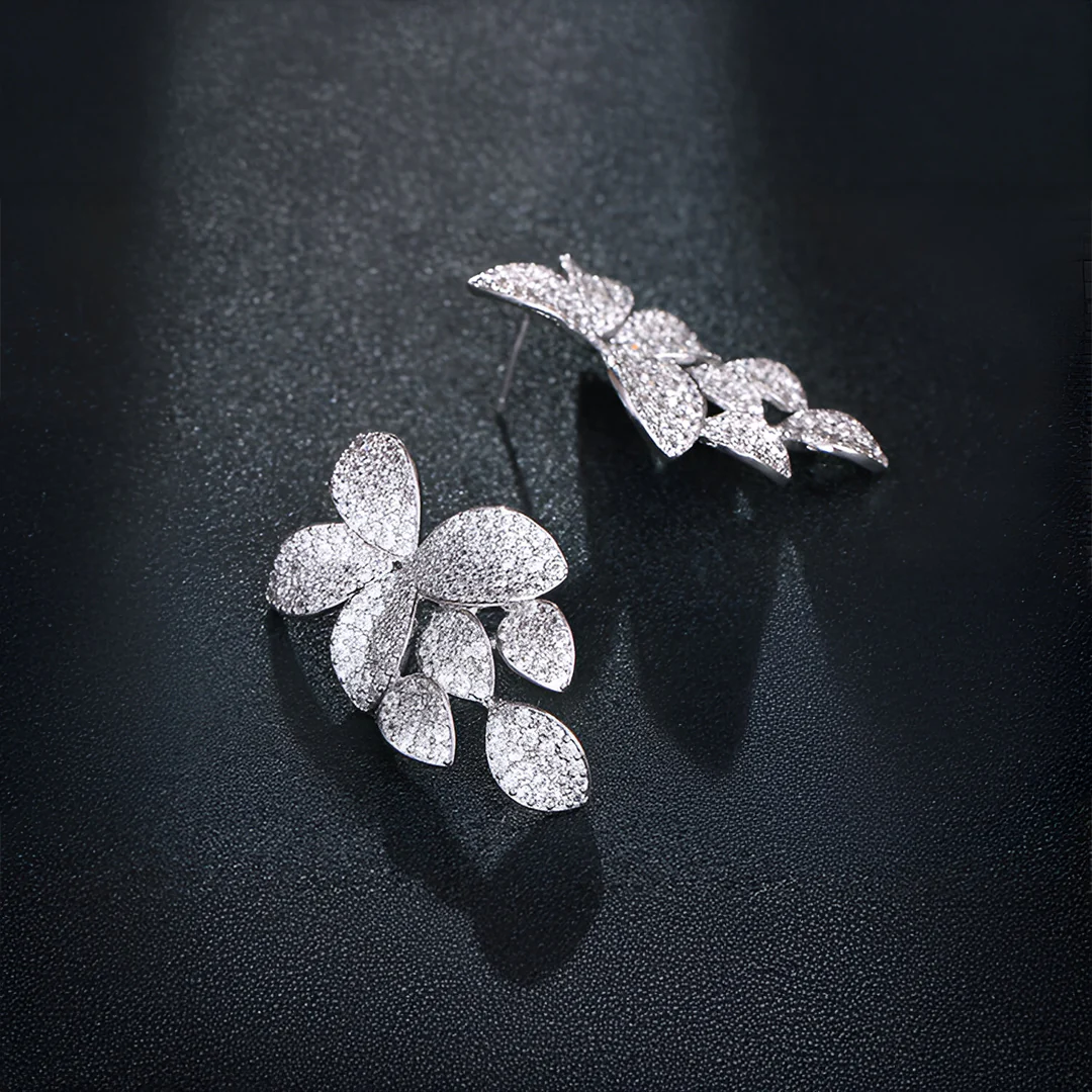 Petal Glint Studs
