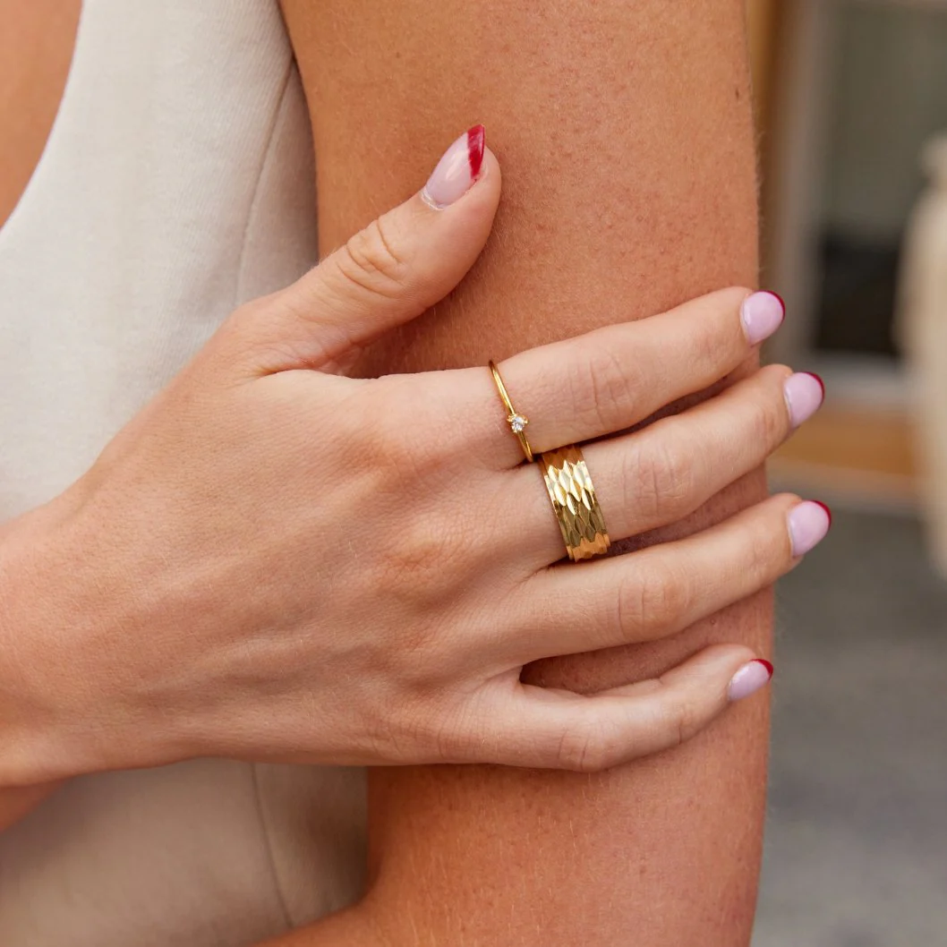 Small Love' Crystal Heart Ring