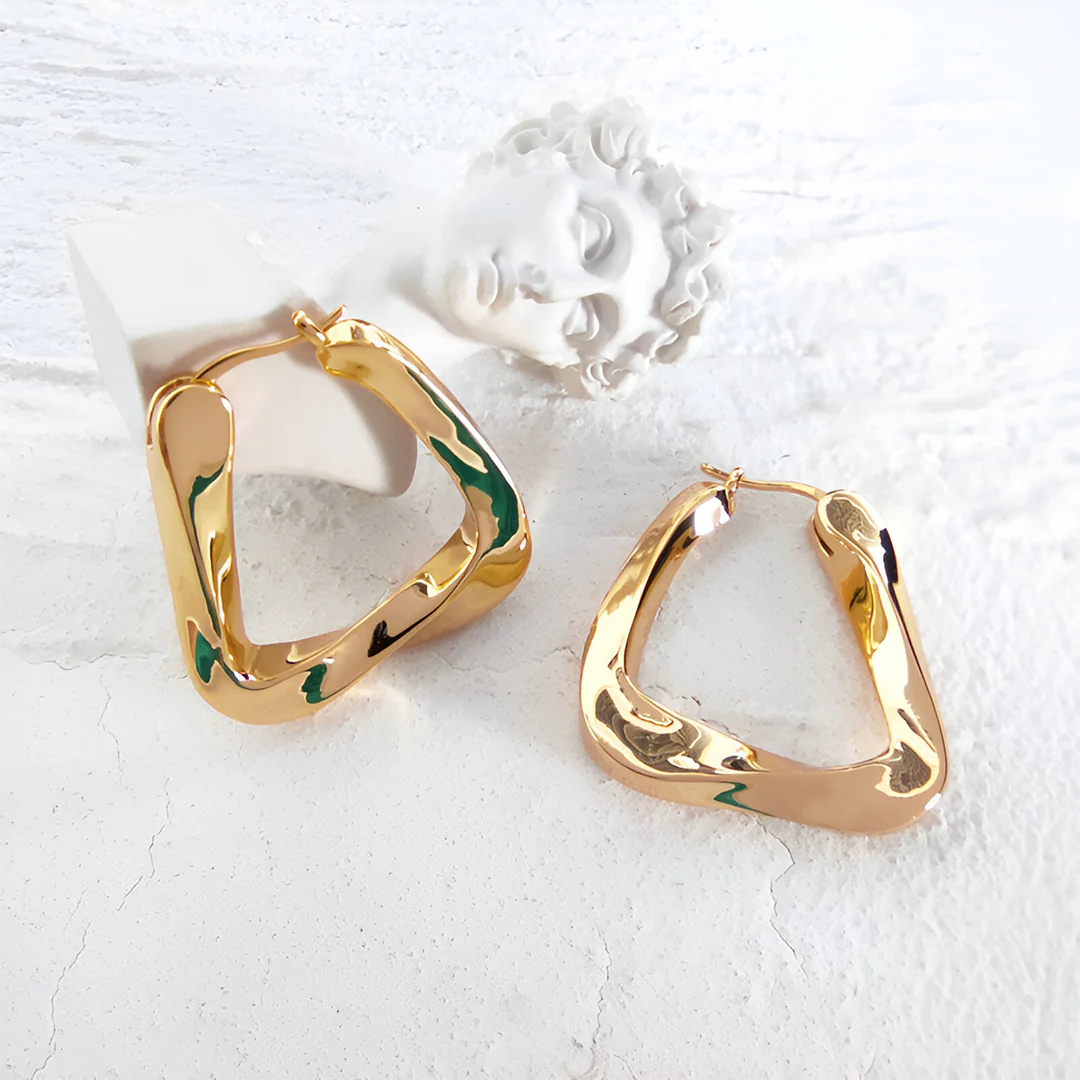 Sierra Wave Hoop Earrings