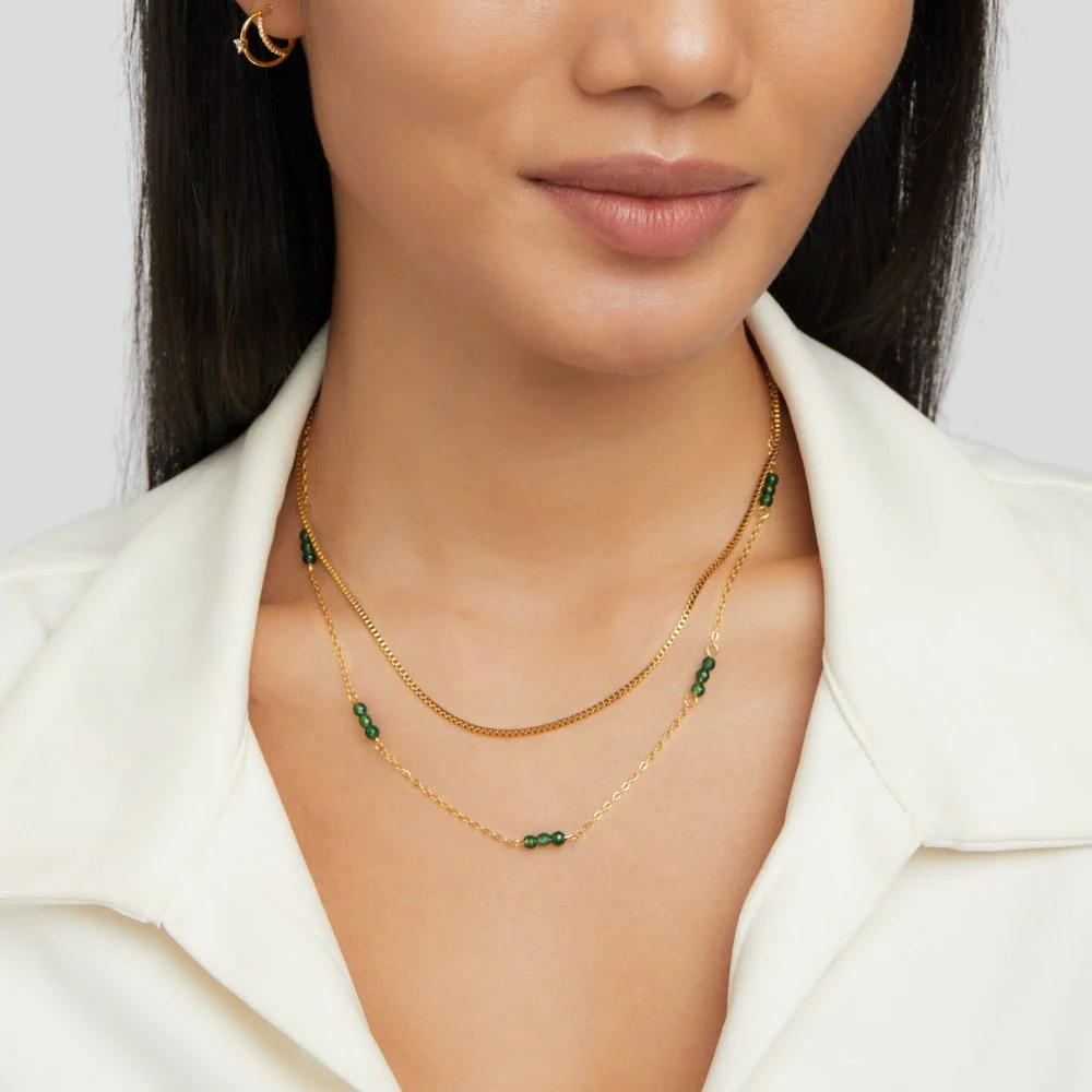 Arizona Green Stone Necklace