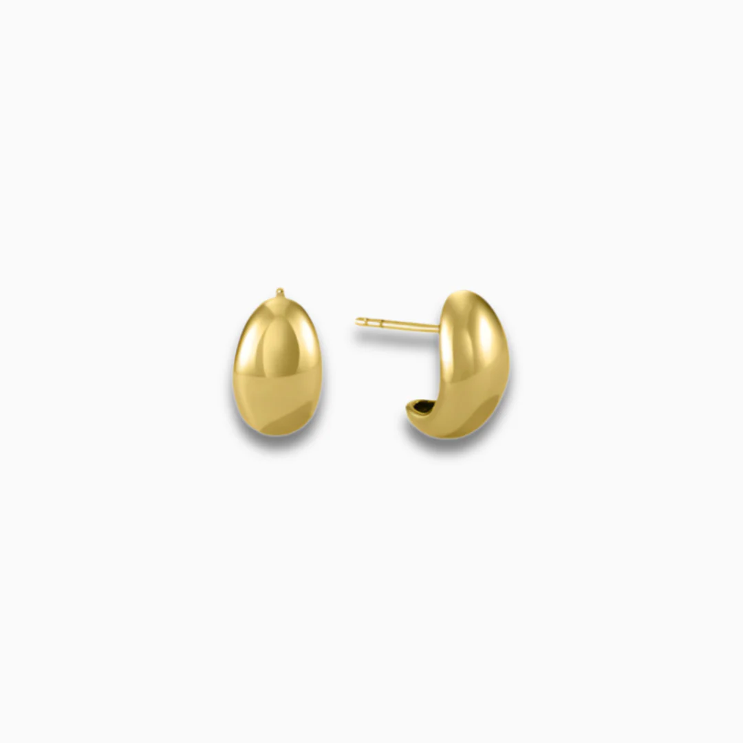Solenne Dome Stud Earrings