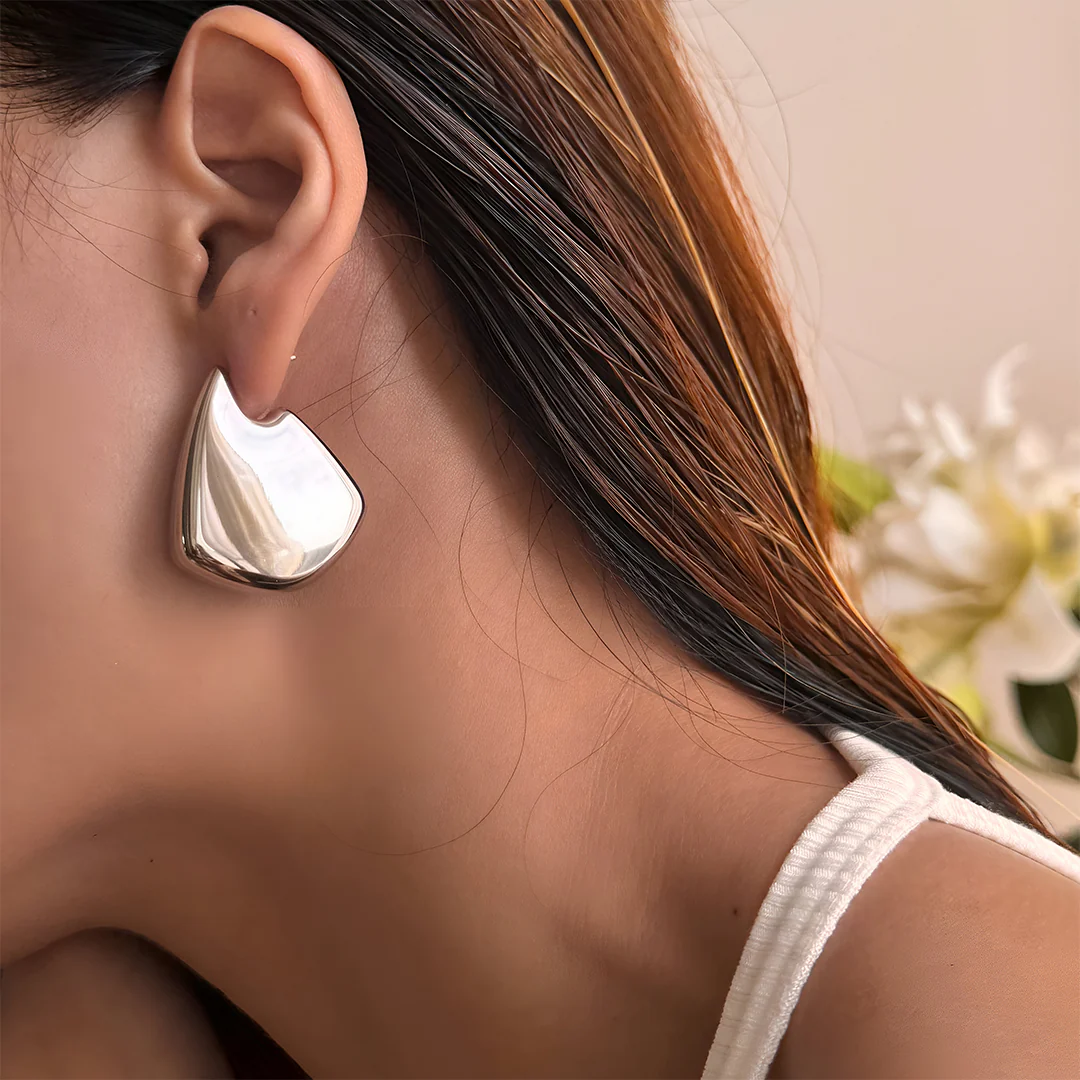 Selena Sculptural Drop Earrings