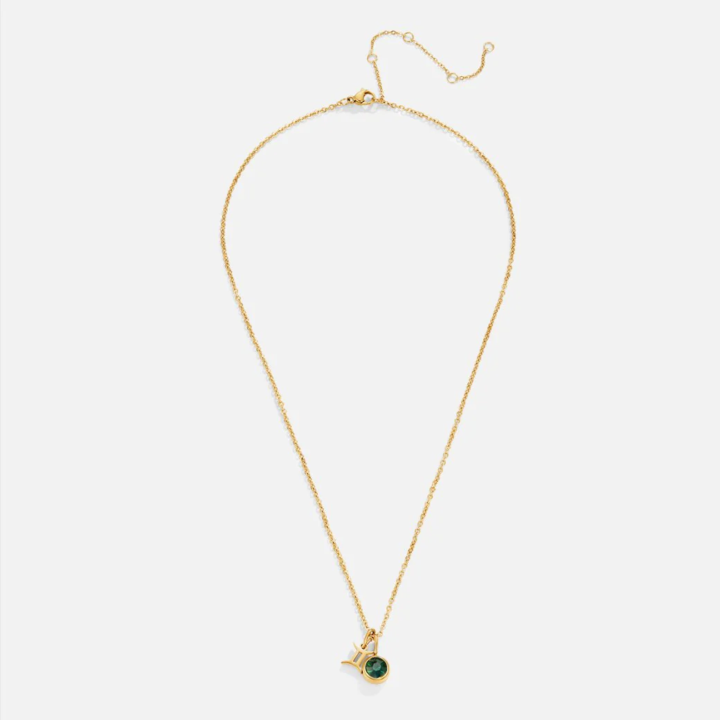 Astria Zodiac Birthstone Necklace