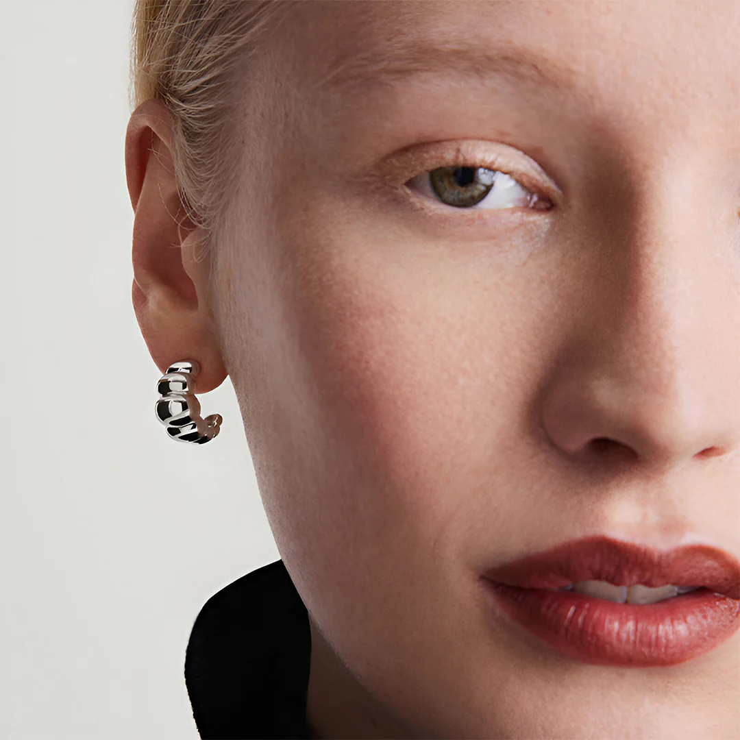 Marcelline Bubble Hoop Earrings