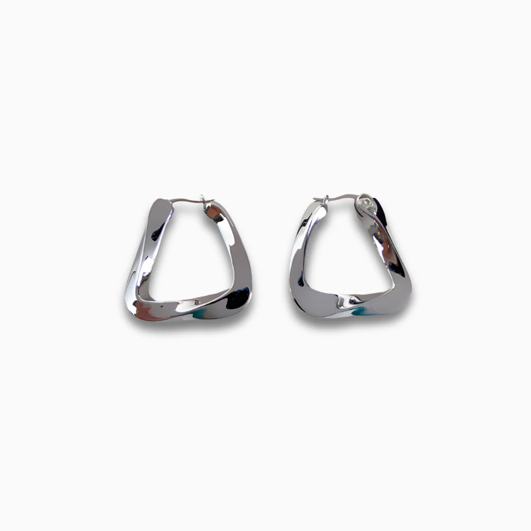 Sierra Wave Hoop Earrings