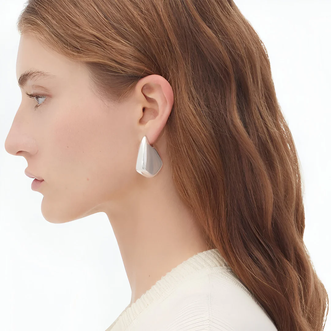 Selena Sculptural Drop Earrings