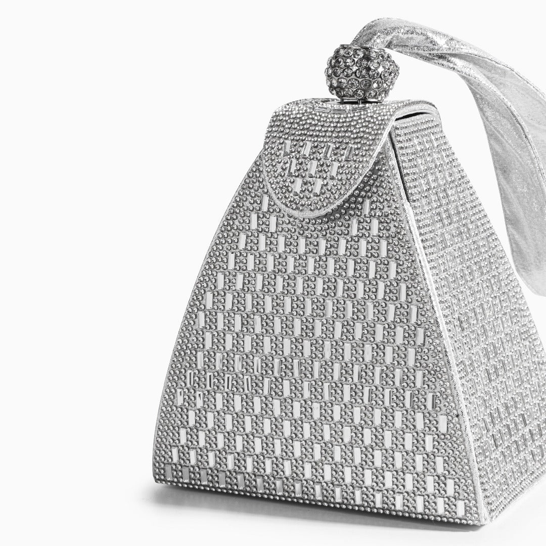 (CS) Crystal Pyramid Handbag