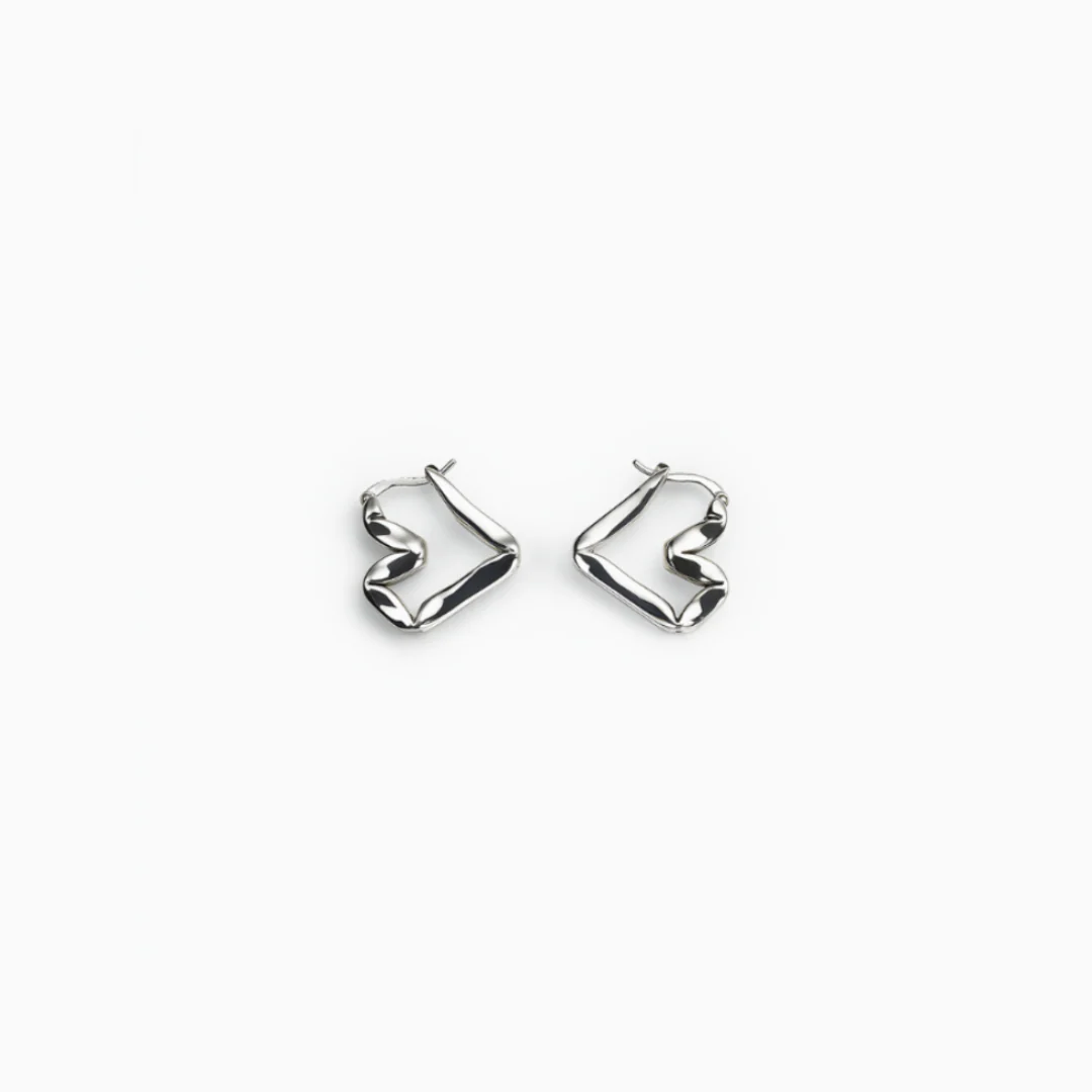 Lina Abstract Hoop Earrings