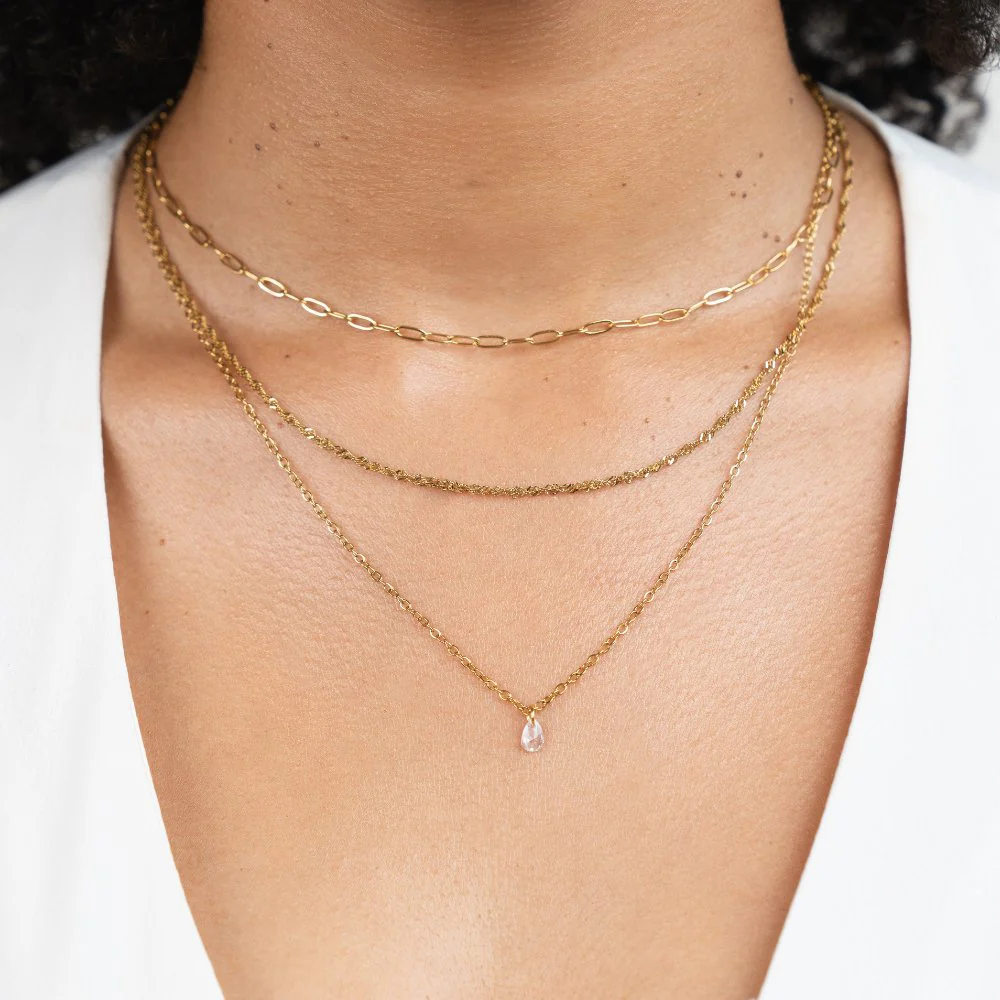 Jana Triple Chain Necklace