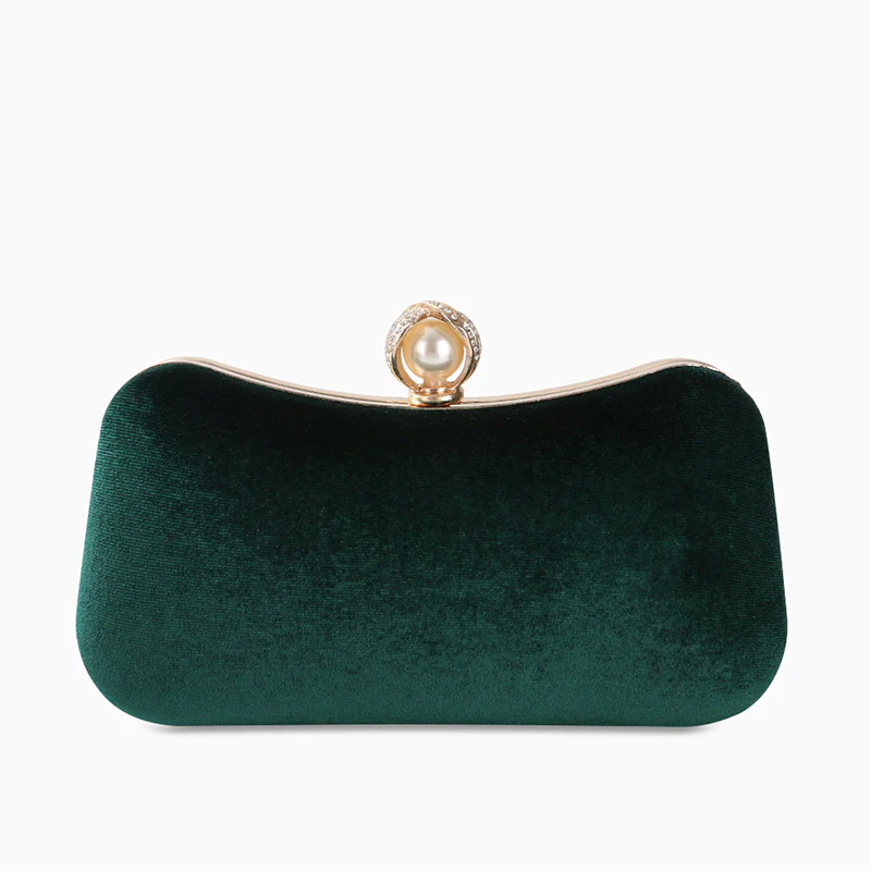 Megan Velvet Clutch Bag