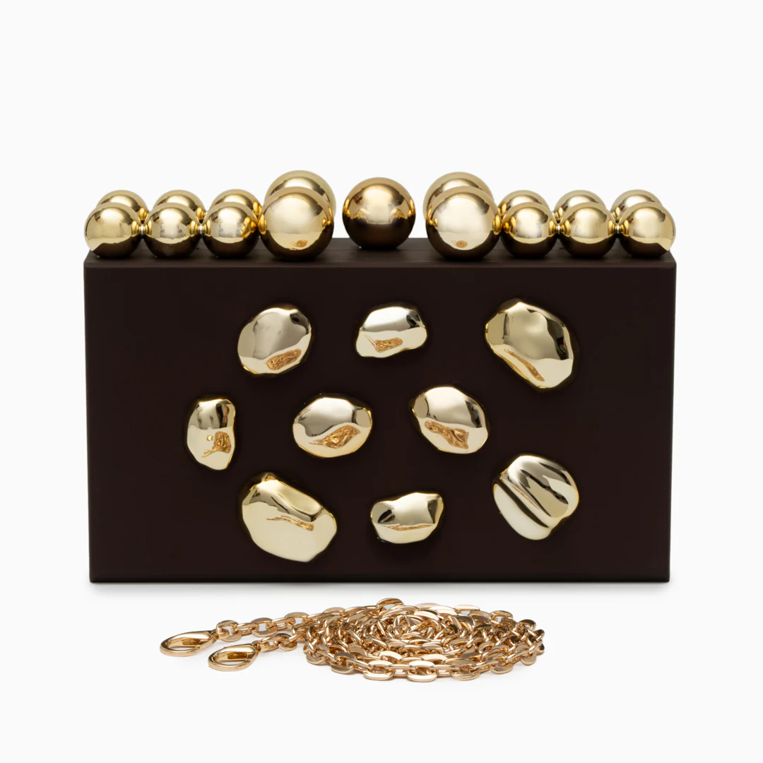 Verdant Orbit Clutch Bag