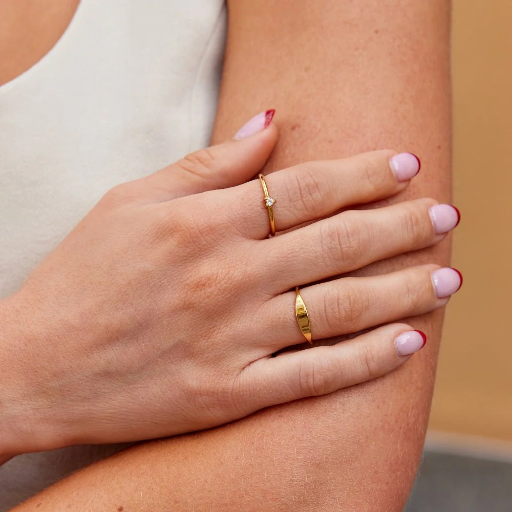 Small Love' Crystal Heart Ring