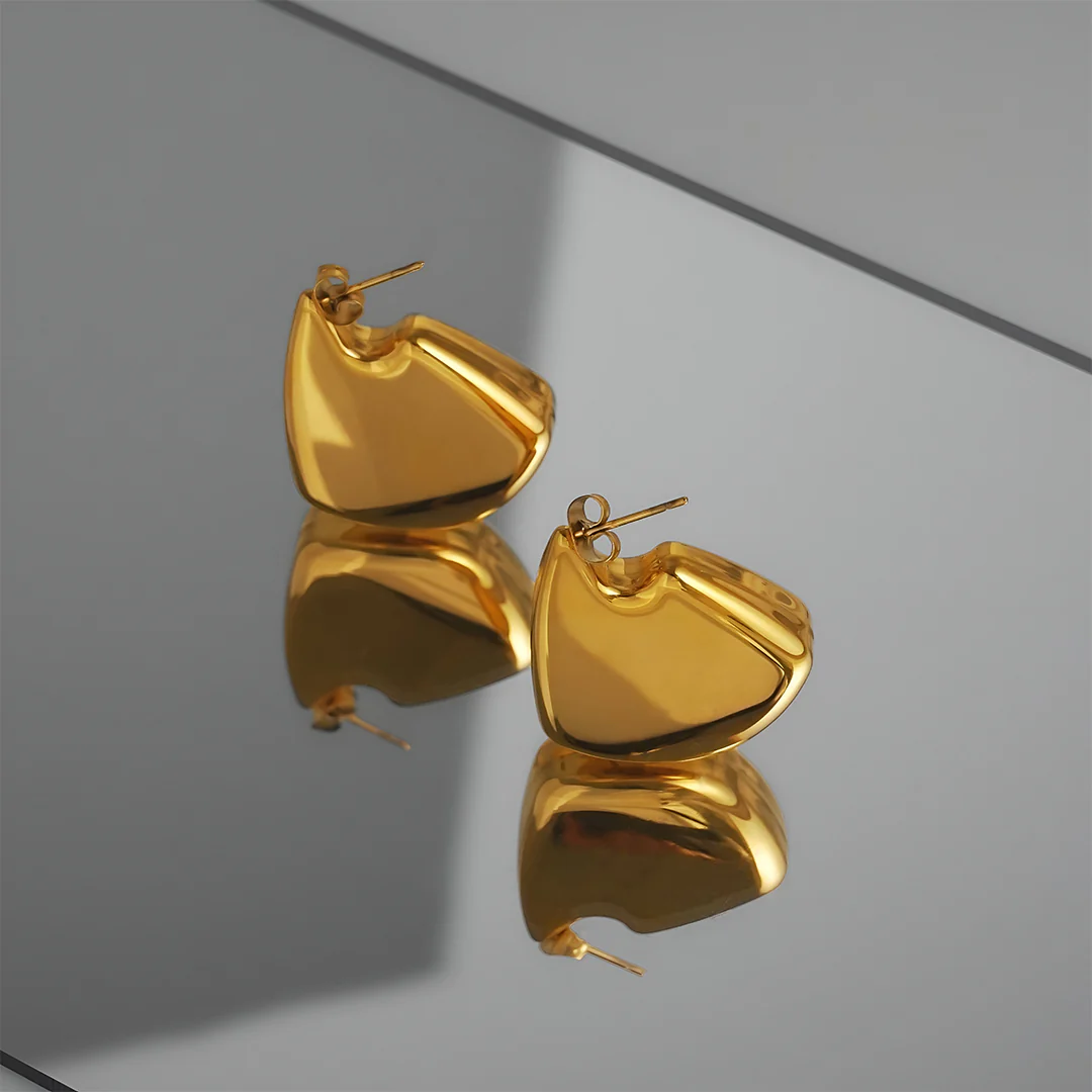 Selena Sculptural Drop Earrings