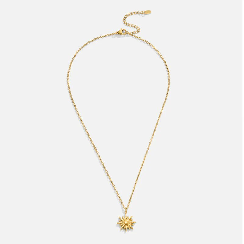 Golden Sunburst Necklace
