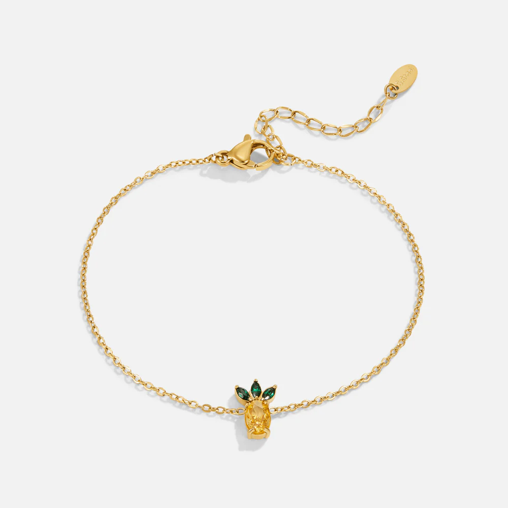 Crystal Pineapple Bracelet