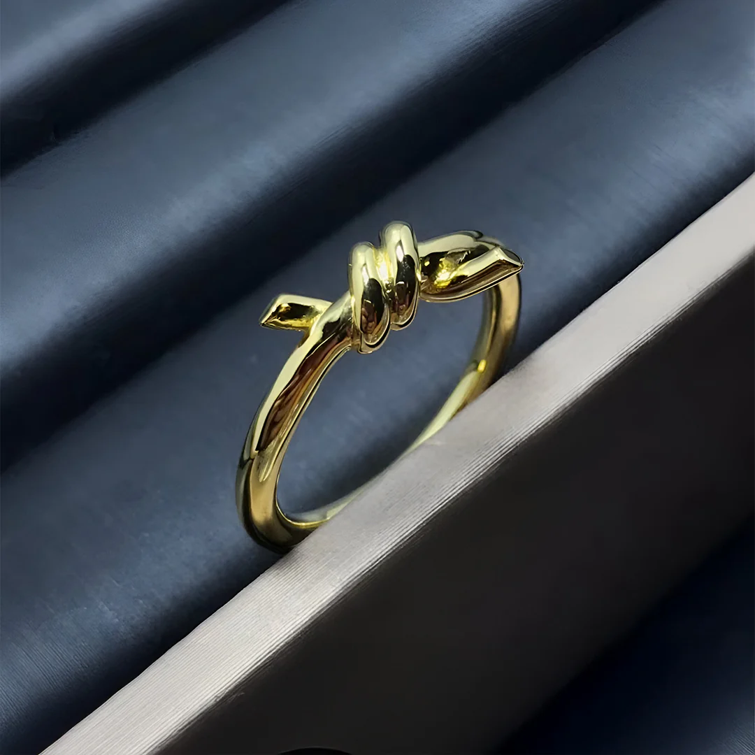 Evelyn Knot Statement Ring