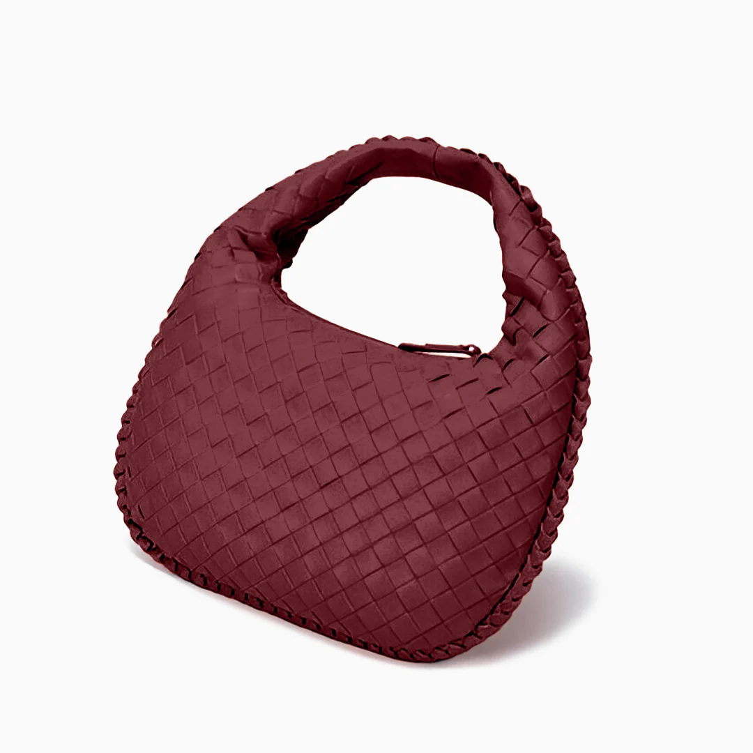 Olga Woven Shoulder Bag