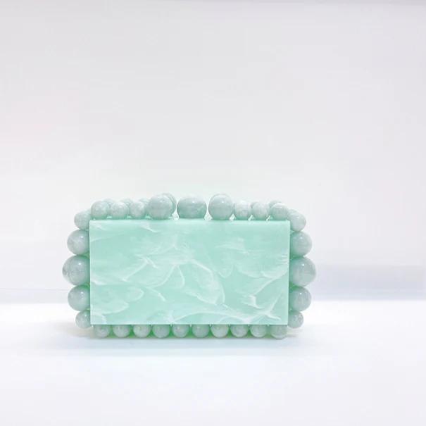 Acrylic Cloud Clutch Bag
