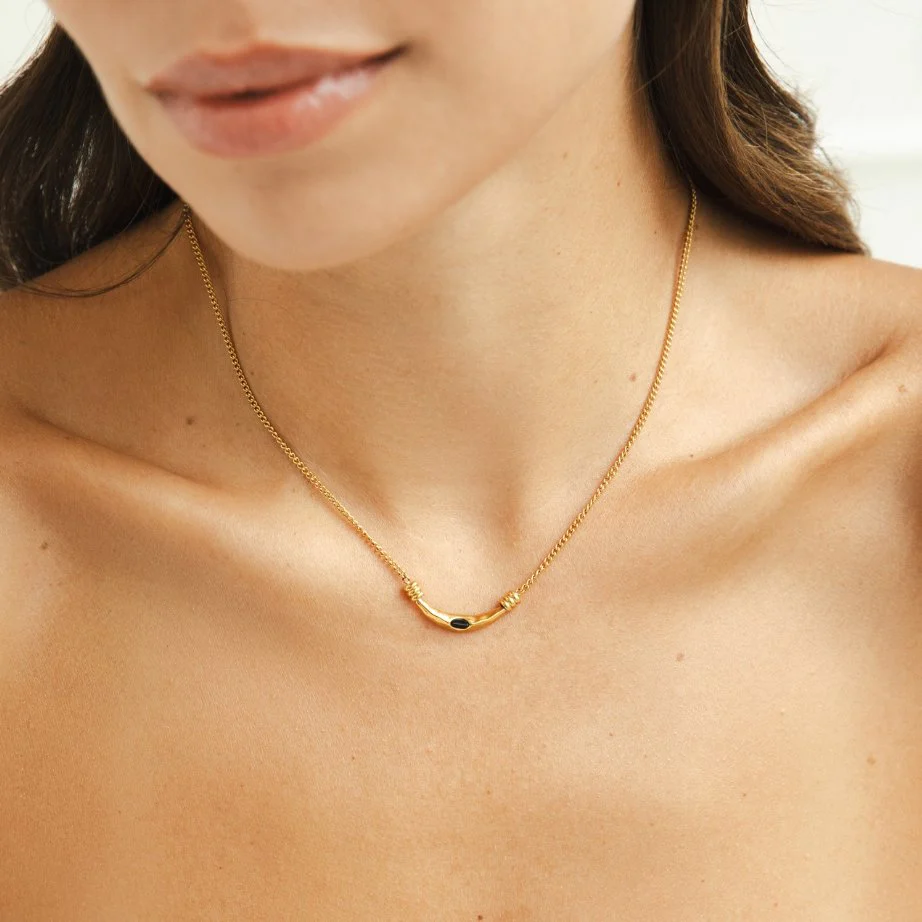 Elise Black Onyx Necklace