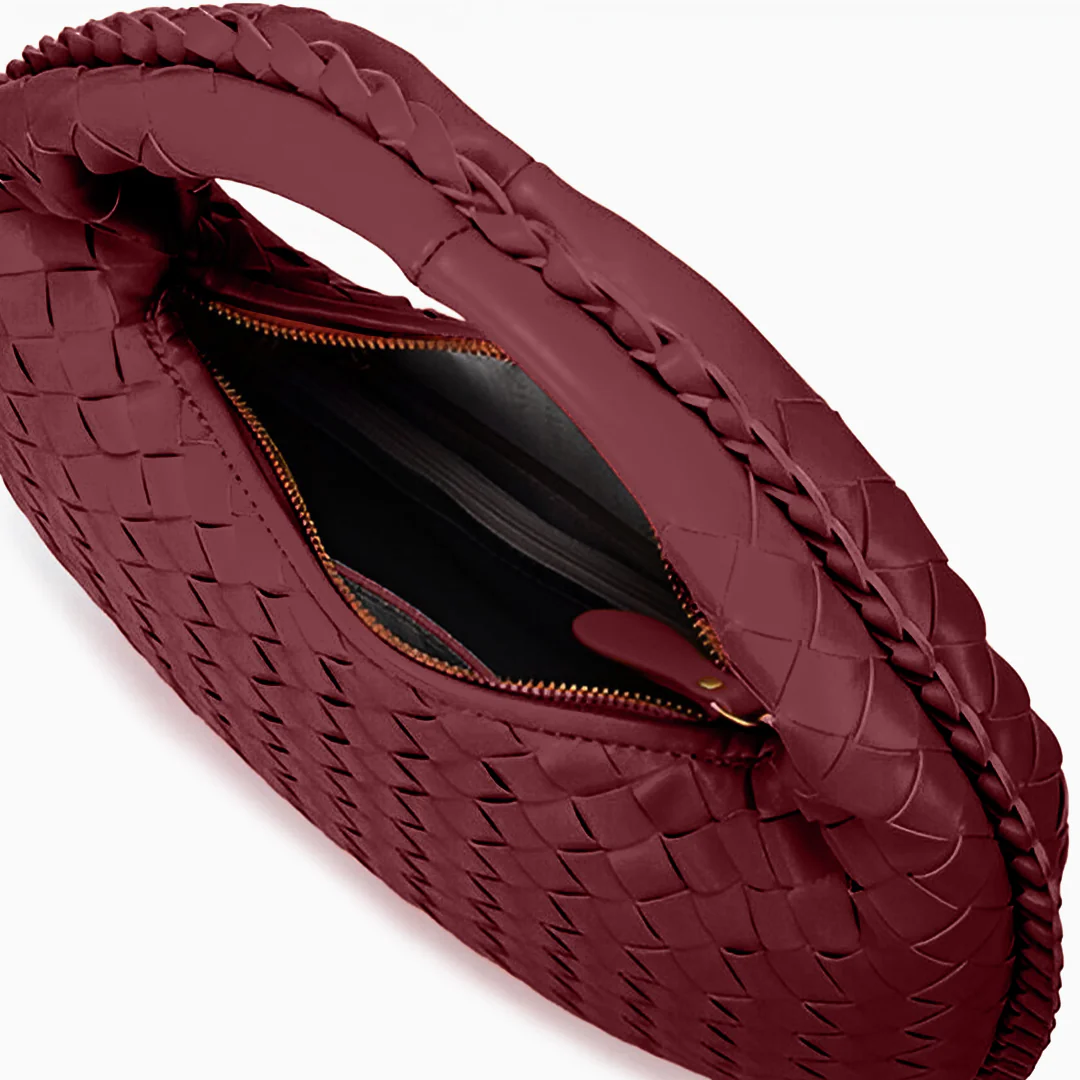 Olga Woven Shoulder Bag