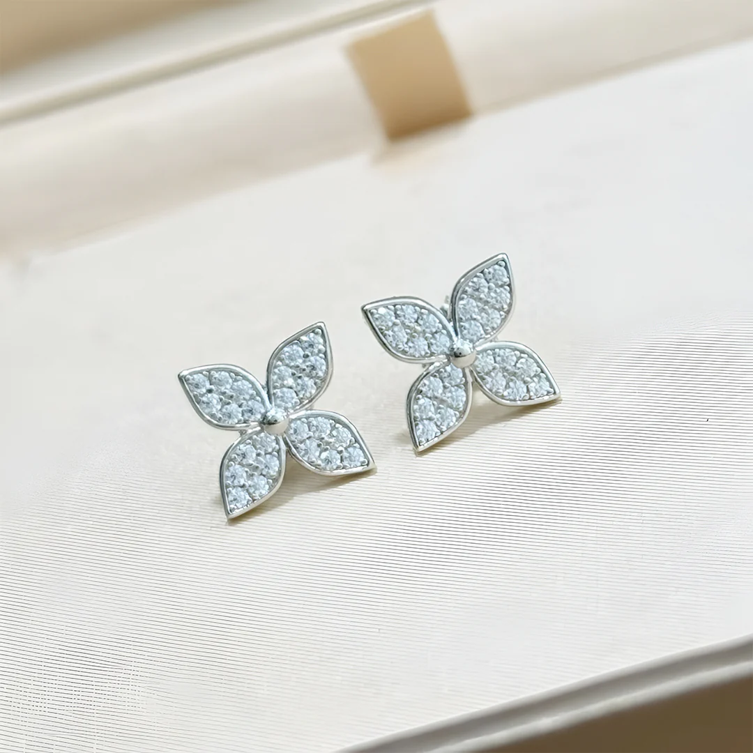 Lyra Bloom Frost Earrings