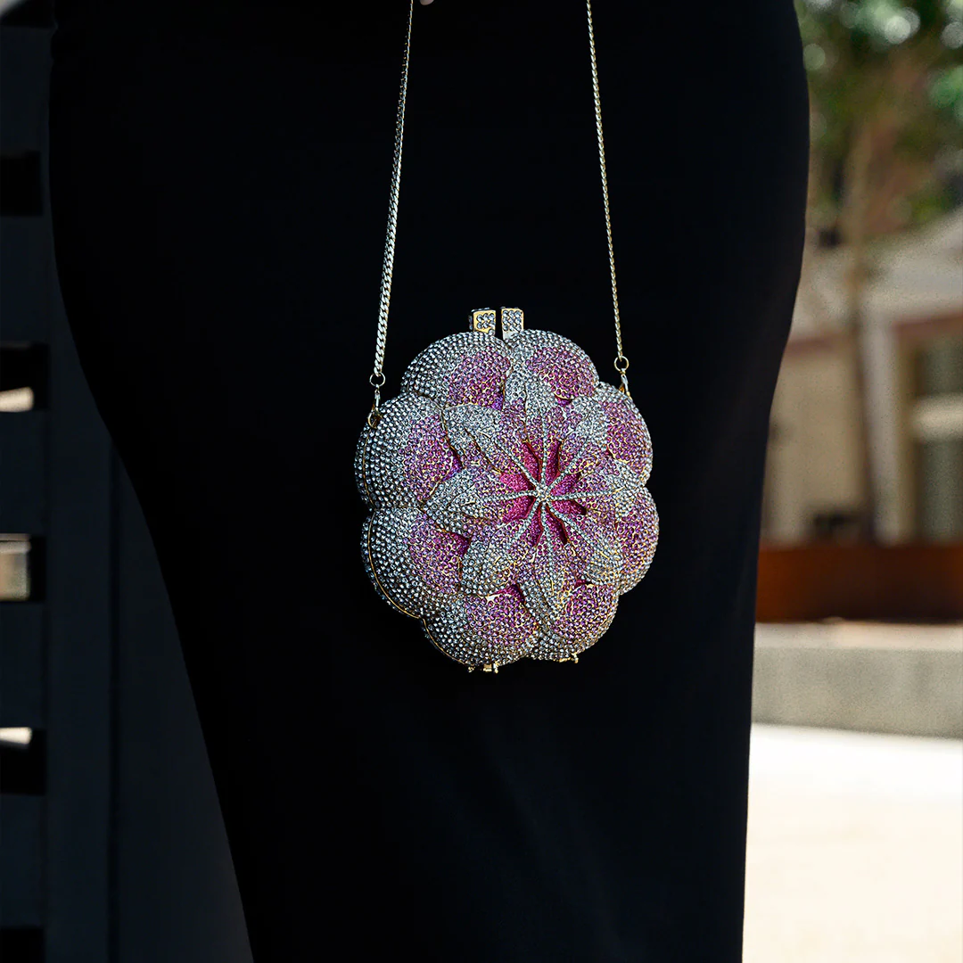 Jeline Flower Clutch Bag