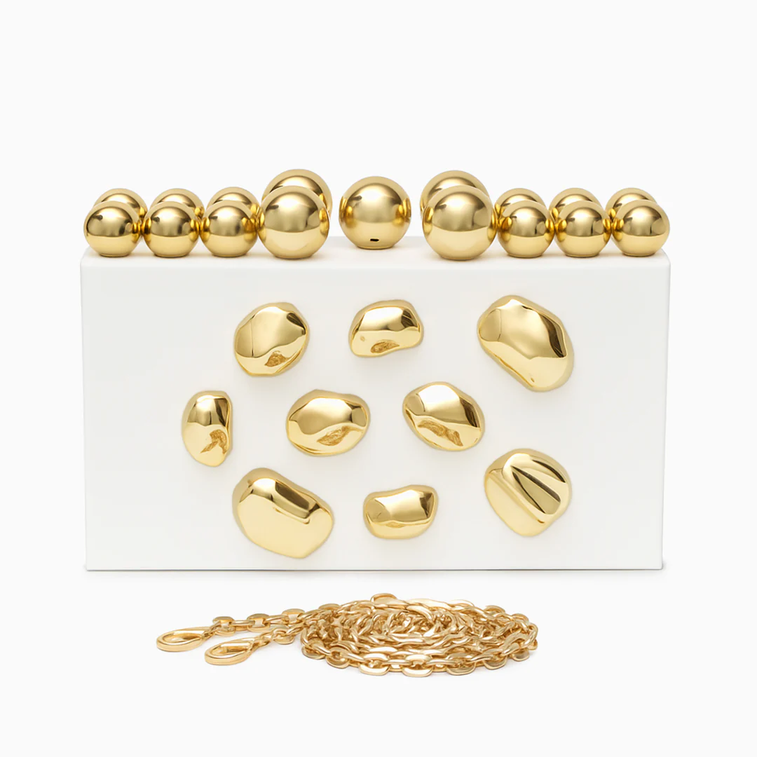 Verdant Orbit Clutch Bag