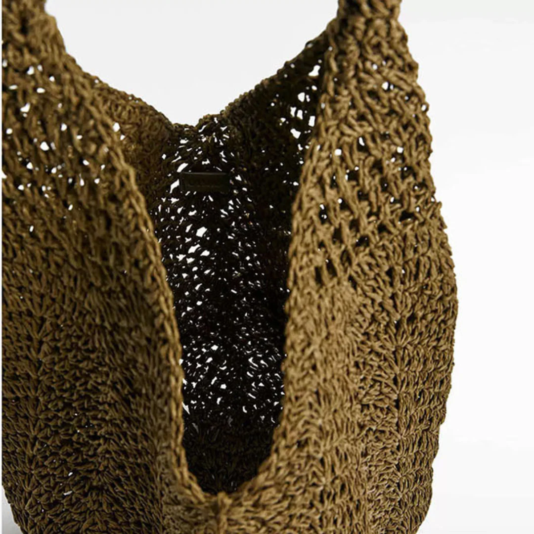 Raya Straw Sling Shoulder Bag