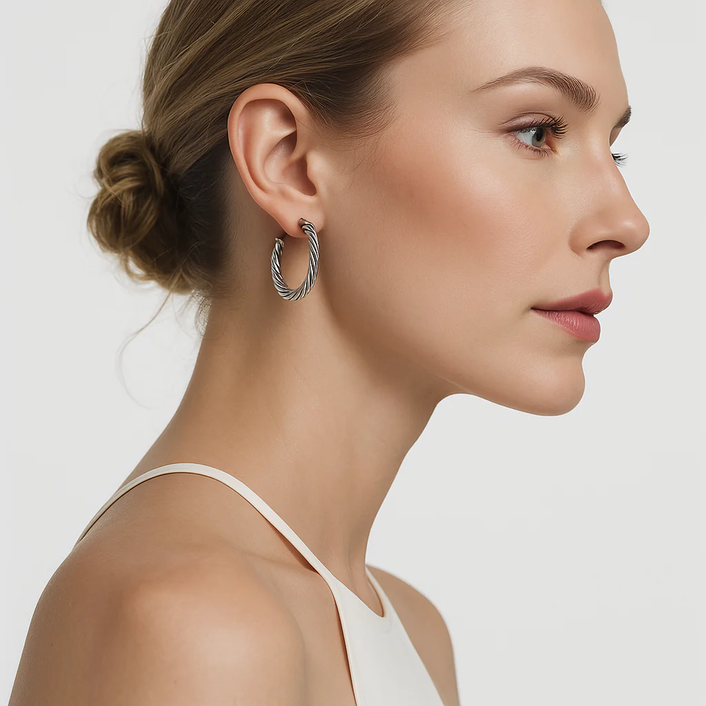 Helix Twist Hoops