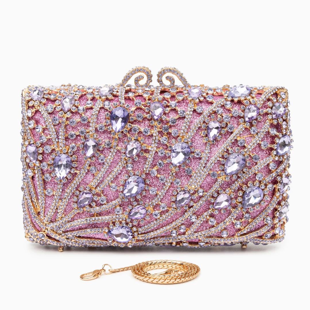 (CS) Siena Rhinestones Clutch Bag