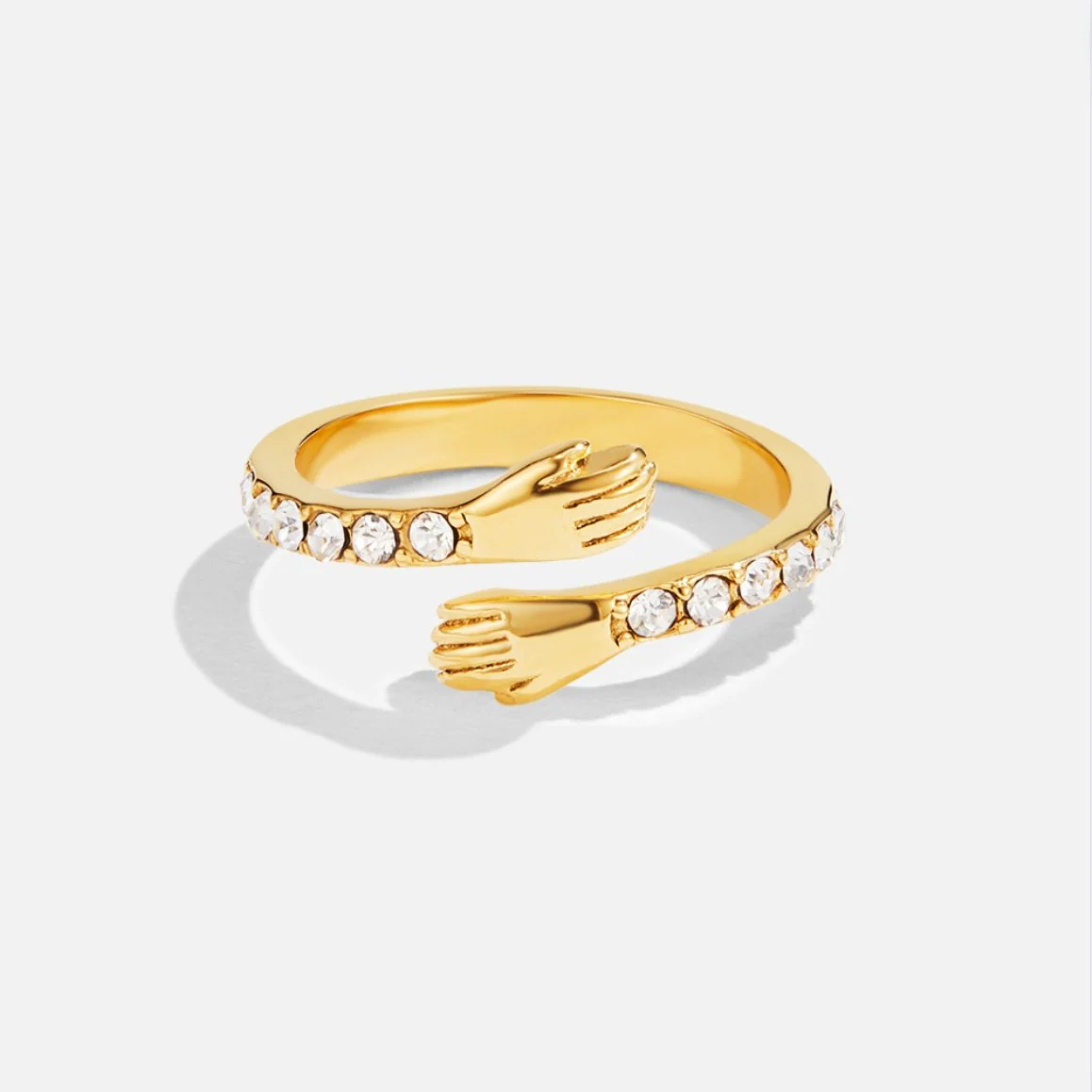 Hug Me Forever' 18K Gold Ring
