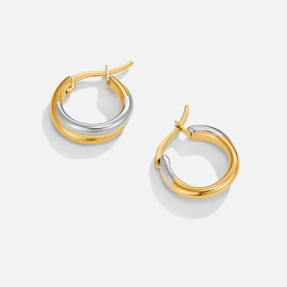 Lea Entwined Hoop Earrings