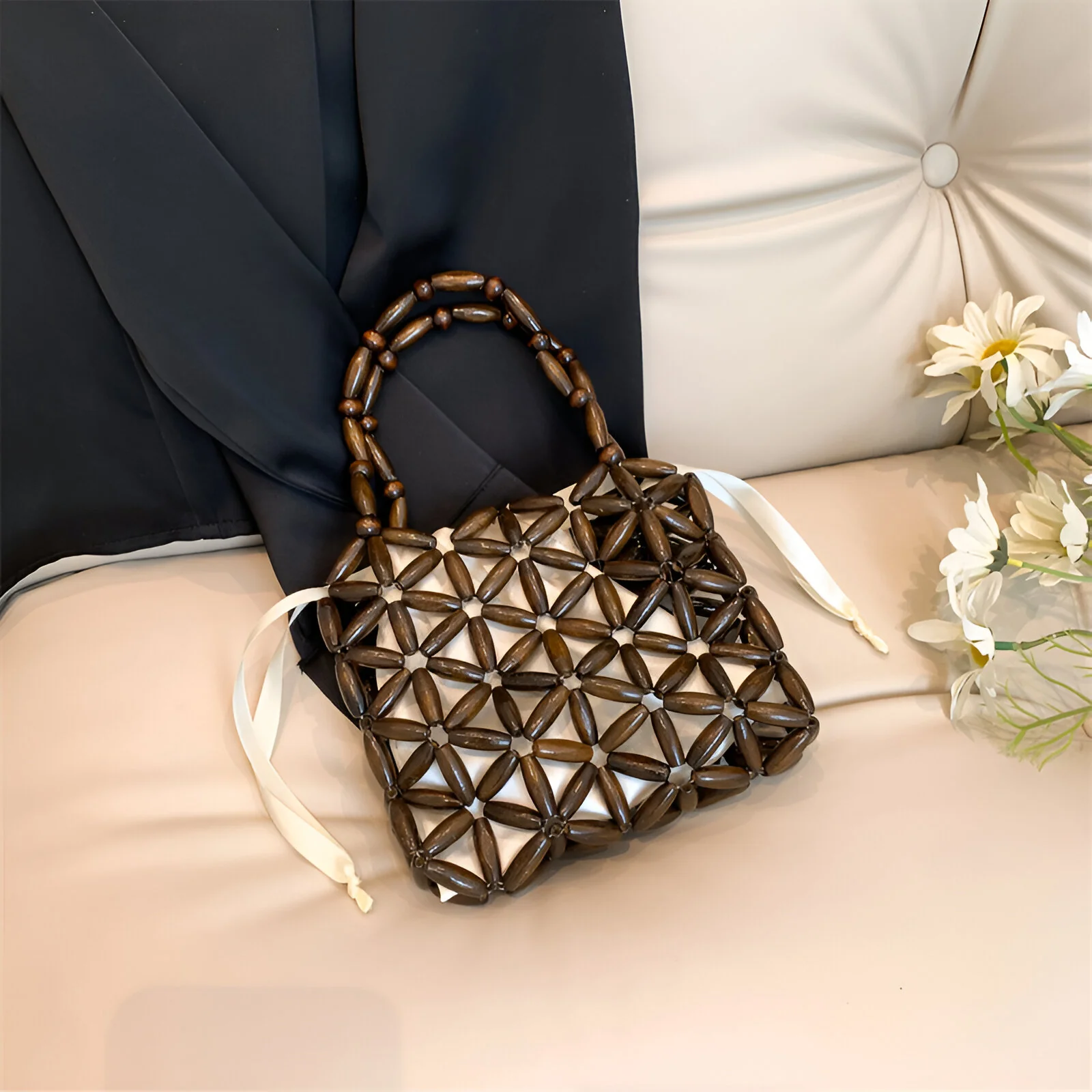 Campbell Woven Handbag