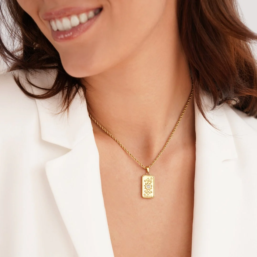 ‘The Sun’ Tarot Pendant Necklace