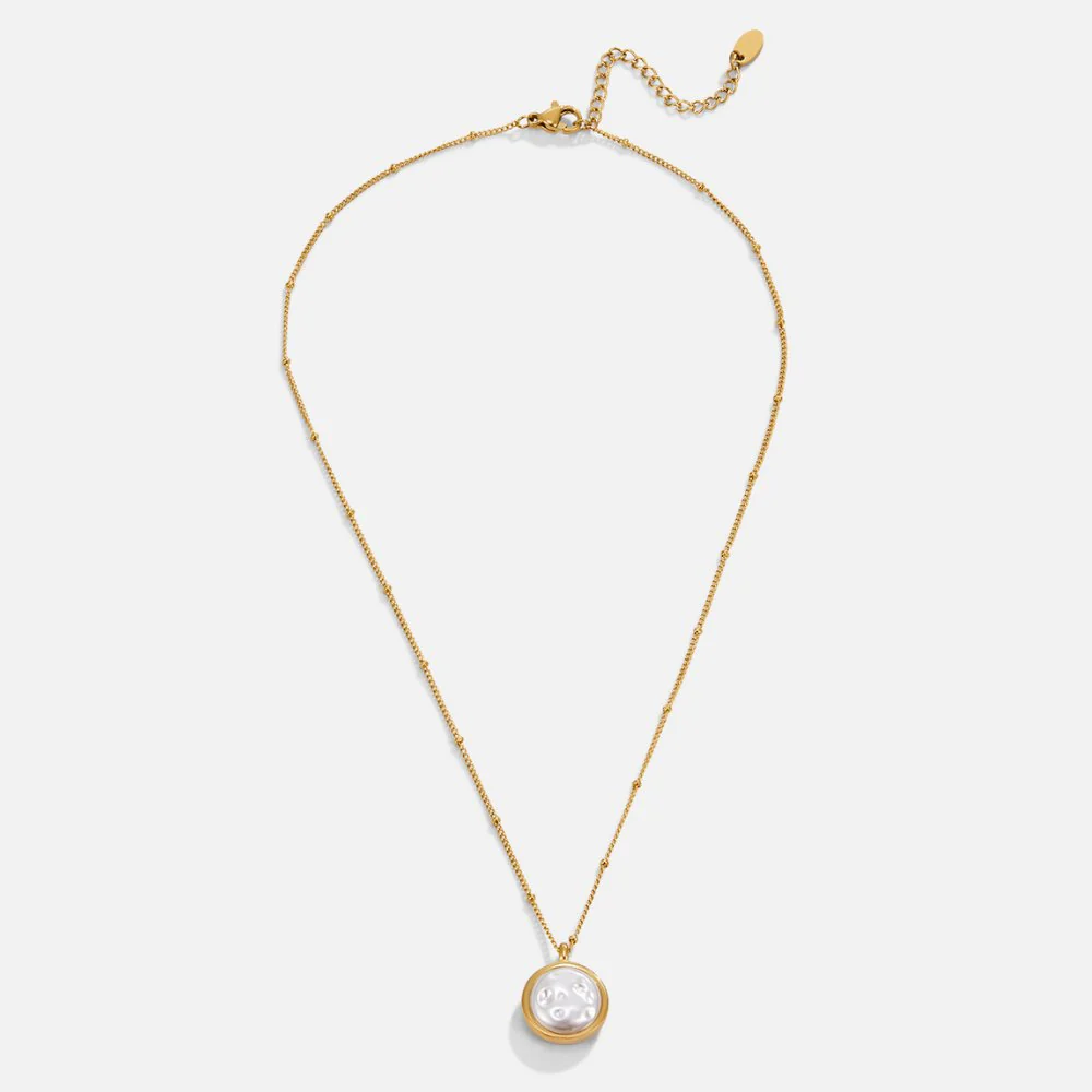 Mother Of Pearl Pendant Necklace