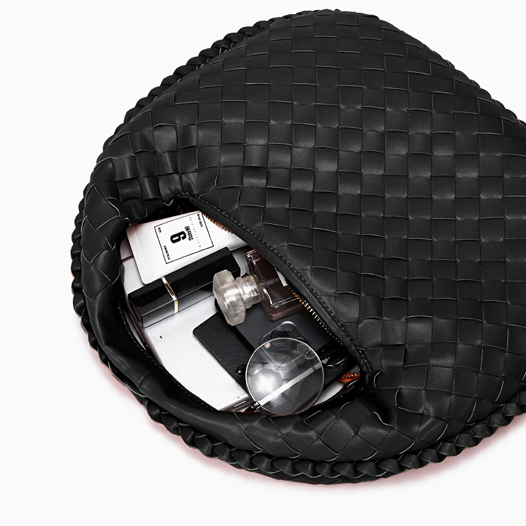 Olga Woven Shoulder Bag