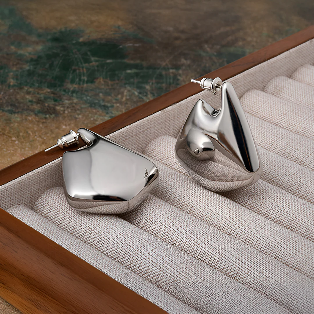 Selena Sculptural Drop Earrings