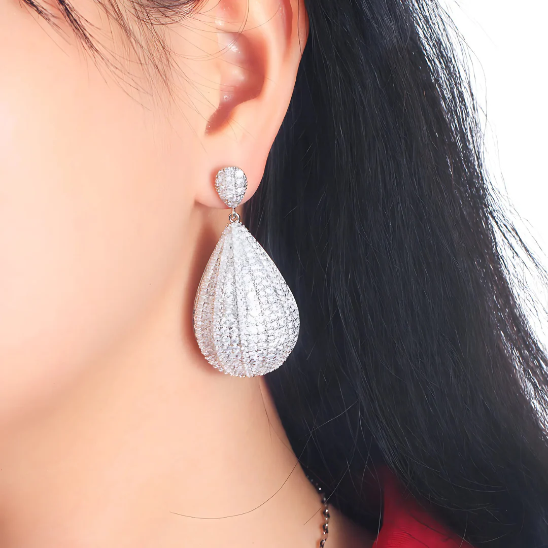 Amira Frost Drop Earrings